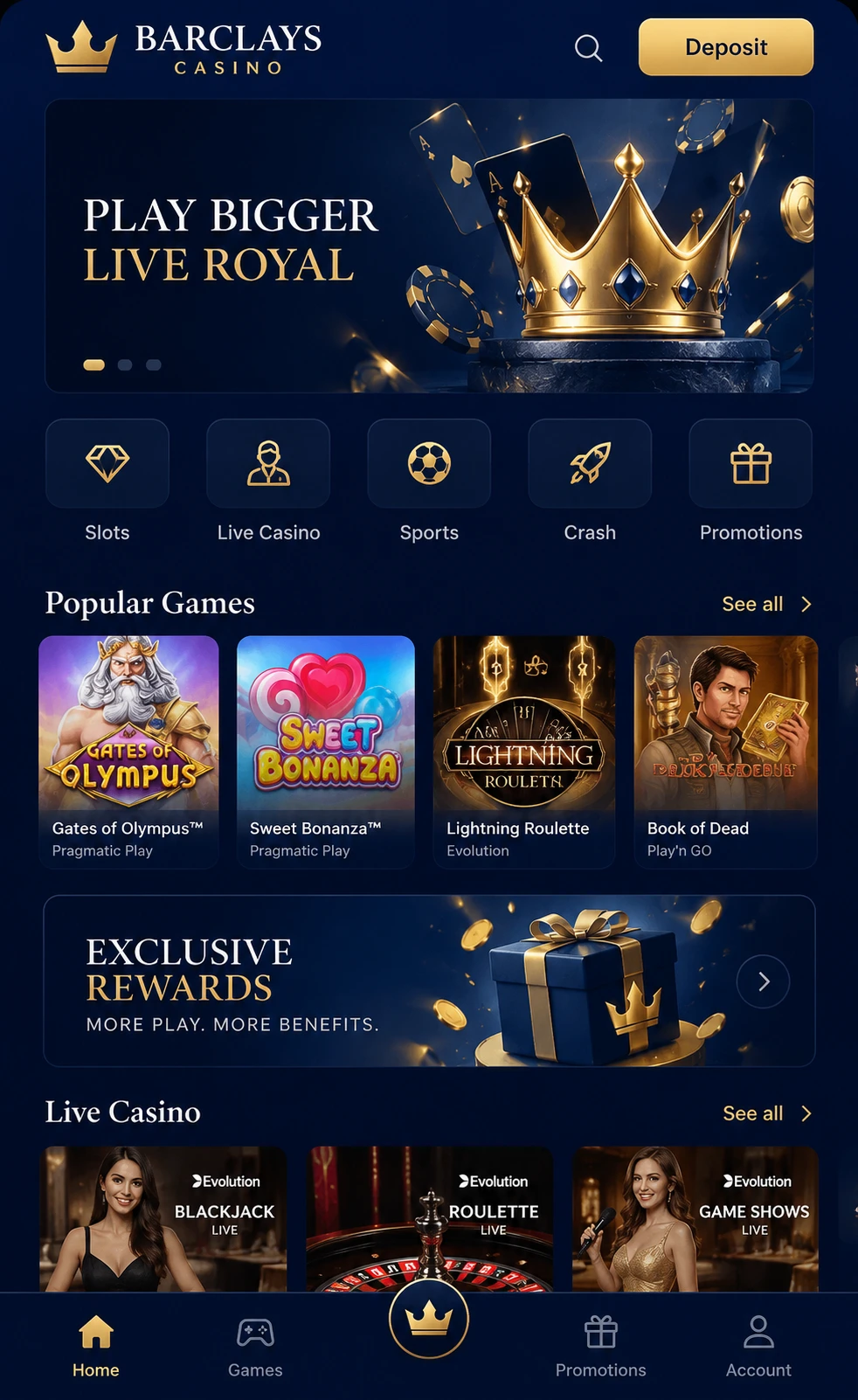 Barclays Casino App